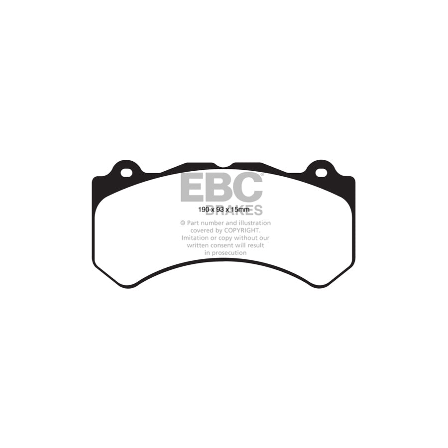 EBC DP51853NDX Cadillac Chevrolet Dodge Jeep Bluestuff NDX Front Brake Pads  - Brembo Caliper 2 | ML Performance UK Car Parts
