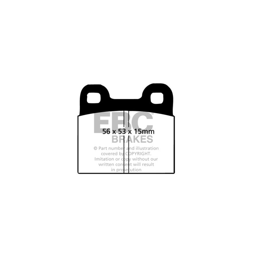 EBC DP105 BMW Porsche VW Volvo Ultimax Front/Rear Brake Pads - ATE Caliper 2 | ML Performance UK Car Parts