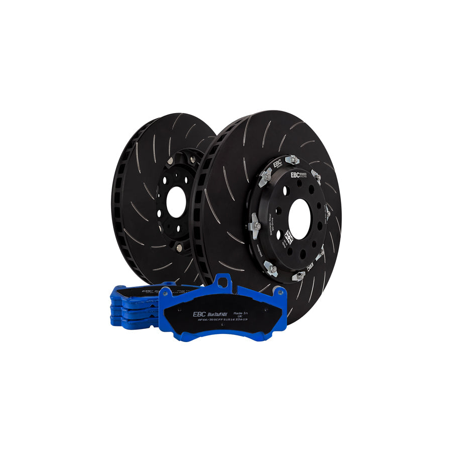 EBC P2DK002B Audi Lamborghini Front Kit Bluestuff Pads & 2-Piece Fully-Floating Discs - Brembo/TRW Caliper (Inc. R8, RS4 & Gallardo) 1 | ML Performance UK Car Parts