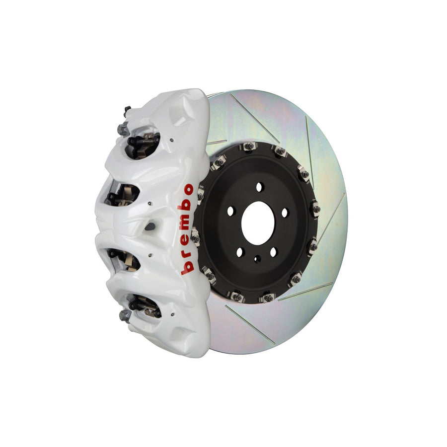 Brembo 1Q2.9614A Porsche Panamera Front GT 8-Pistons Slotted 2-piece Big Brake Kit 412x38mm