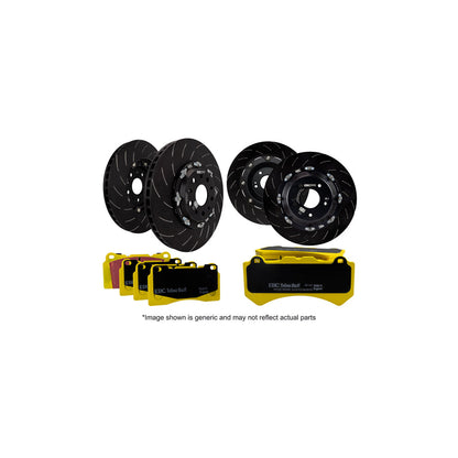 EBC P2DK028Y Audi Lamborghini Full Vehicle Kit Yellowstuff Pads & 2-Piece Fully-Floating Discs - Brembo Caliper (Inc. R8 & Gallardo) 1 | ML Performance UK Car Parts