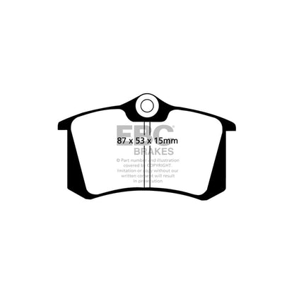 EBC PDKR812 Seat VW Ultimax Rear Brake Pad & Plain Disc Kit - Girling/TRW Caliper 2 | ML Performance UK Car Parts