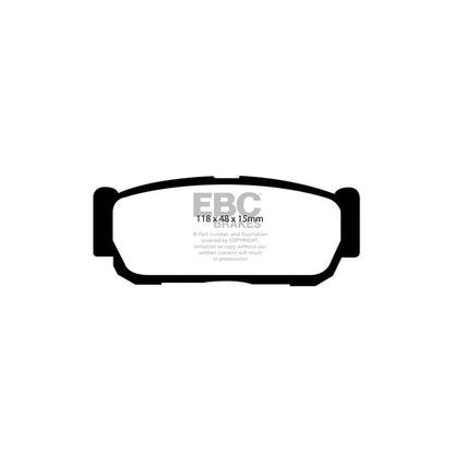 EBC PDKR816 Ssangyong Rexton Ultimax Rear Brake Pad & Plain Disc Kit 2 | ML Performance UK Car Parts