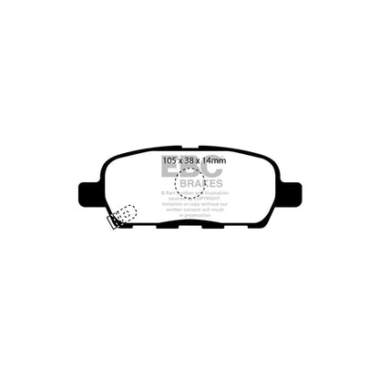 EBC PDKR833 Suzuki Grand Vitara Ultimax Rear Brake Pad & Plain Disc Kit - Akebono Caliper 2 | ML Performance UK Car Parts
