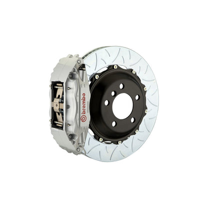 Brembo 1N3.8021A Porsche Front GT 6-Pistons Slotted Type-3 2-piece Big Brake Kit 350x34mm (Inc. Boxster, Cayman)