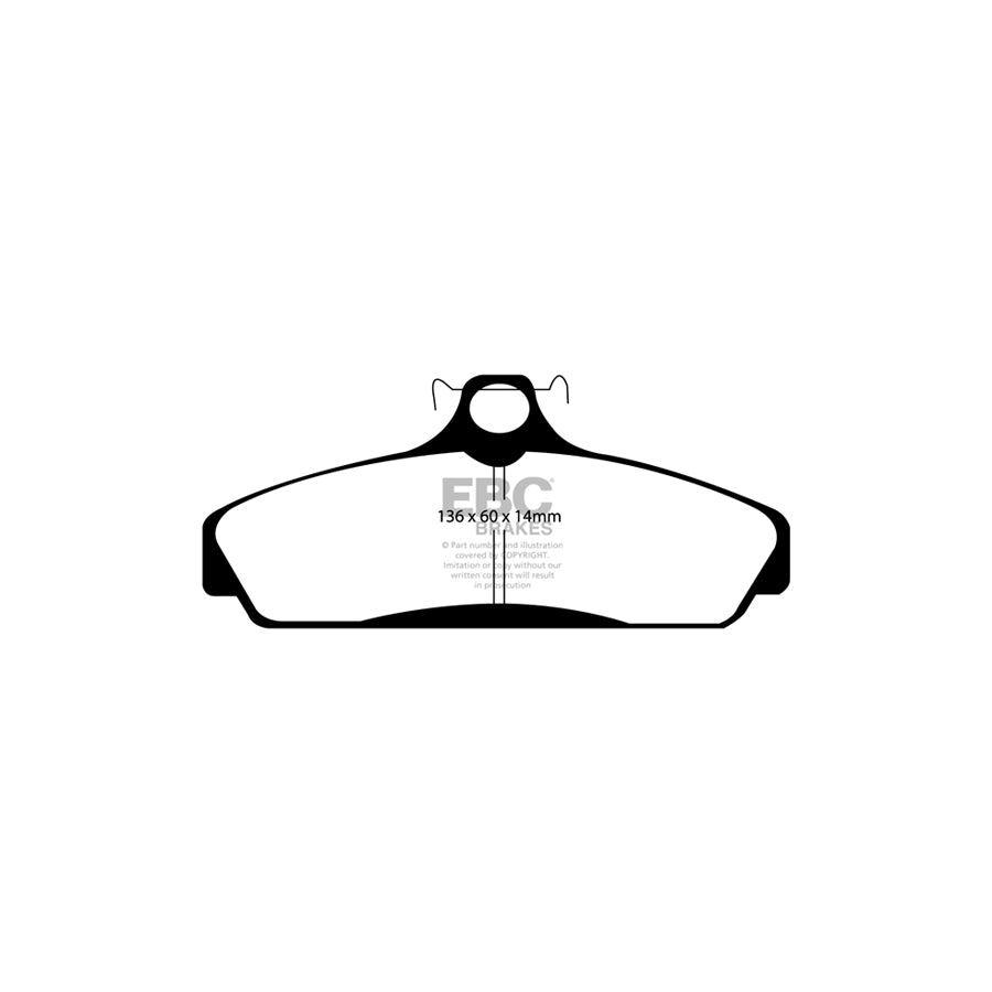 EBC DP41152R Chevrolet Corvette C4 Yellowstuff Front Brake Pads 2 | ML Performance UK Car Parts