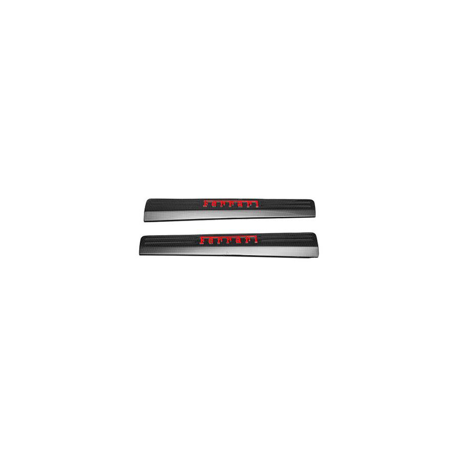 Carbon Fiber Door Sills With Raised Ferrari Script - Ferrari F12 Berlinetta  | Supercar Parts UK