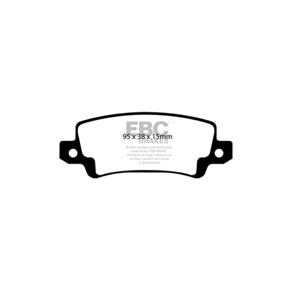 EBC PDKR862 Toyota Corolla Ultimax Rear Brake Pad & Plain Disc Kit 2 | ML Performance UK Car Parts