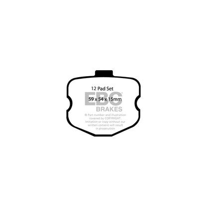EBC PD08KF144 Chevrolet Corvette C6 Yellowstuff Front Brake Pad & USR Disc K 2 | ML Performance UK Car Parts