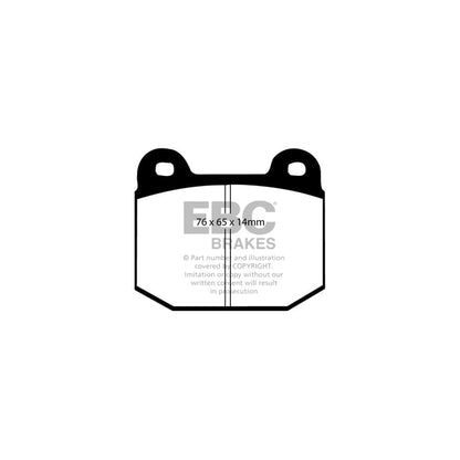 EBC DP81537RPX Maserati Nissan Subaru Toyota RP-X Full Race Rear Brake Pads - Brembo Caliper (Pair)