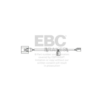 EBC EFA158 Audi Porsche Rear Wear Leads - Brembo Caliper (Inc. Q7 & Cayenne 9PA) 1 | ML Performance UK Car Parts