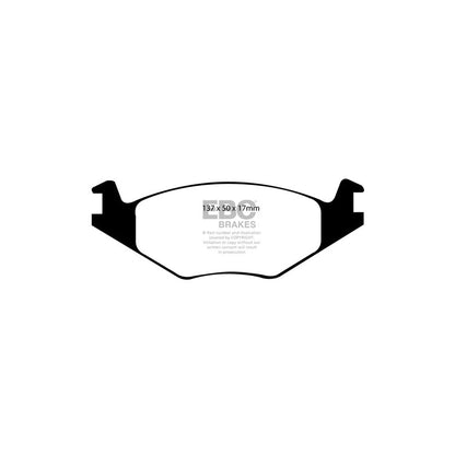 EBC PD06KF631 VW Polo (6N) Greenstuff Front Brake Pad & USR Disc Kit 2 | ML Performance UK Car Parts