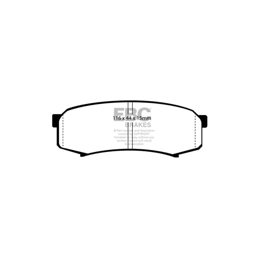 EBC PDKR868 Toyota Landcruiser Ultimax Rear Brake Pad & Plain Disc Kit 2 | ML Performance UK Car Parts