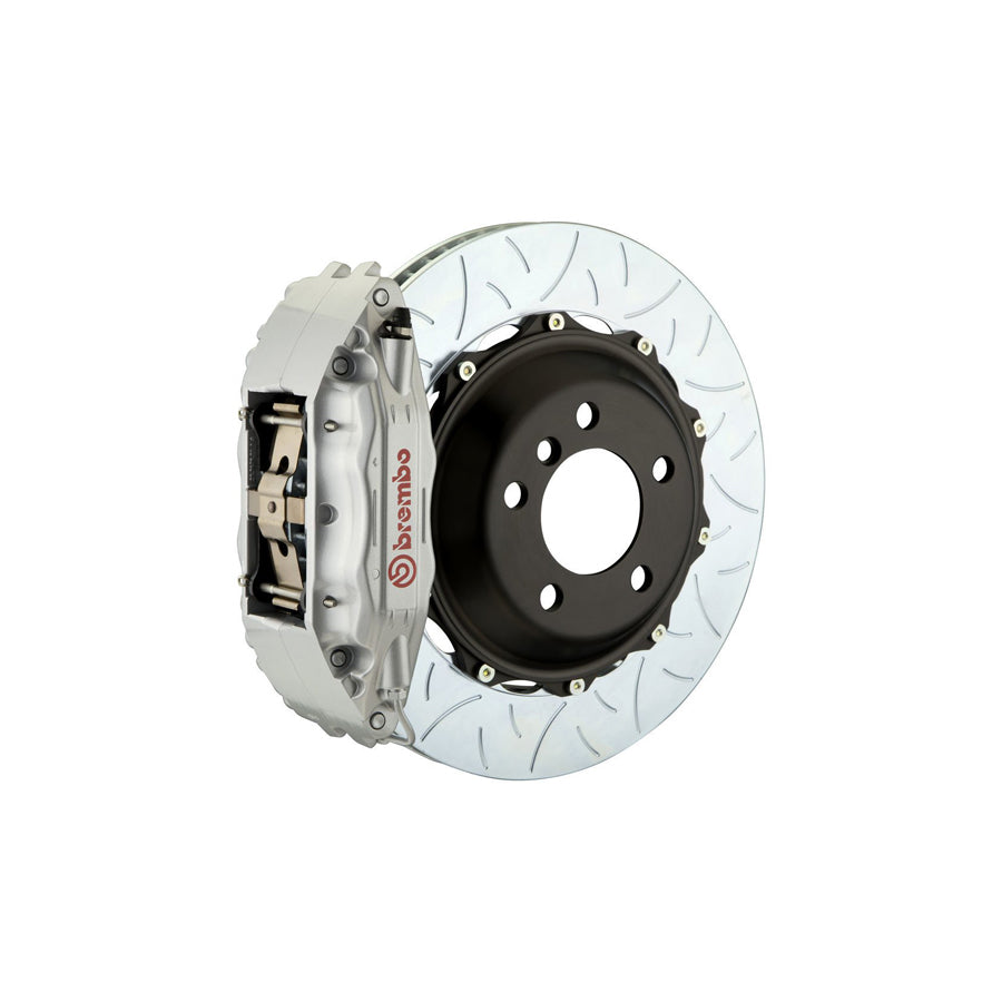 Brembo 1B3.8016A Porsche Front GT 4-Pistons Slotted Type-3 2-piece Big Brake Kit 355x32mm (Inc. Boxster, Cayman)