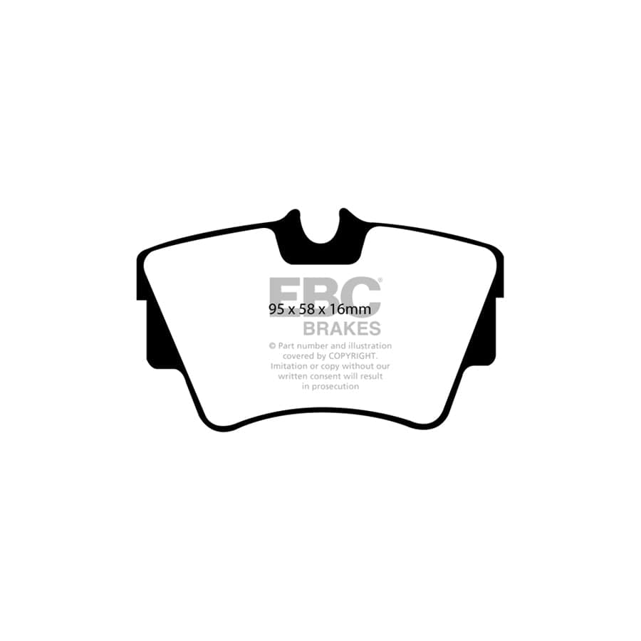 EBC PDKR889 VW Caravelle Ultimax Rear Brake Pad & Plain Disc Kit - Girling/TRW Caliper 2 | ML Performance UK Car Parts