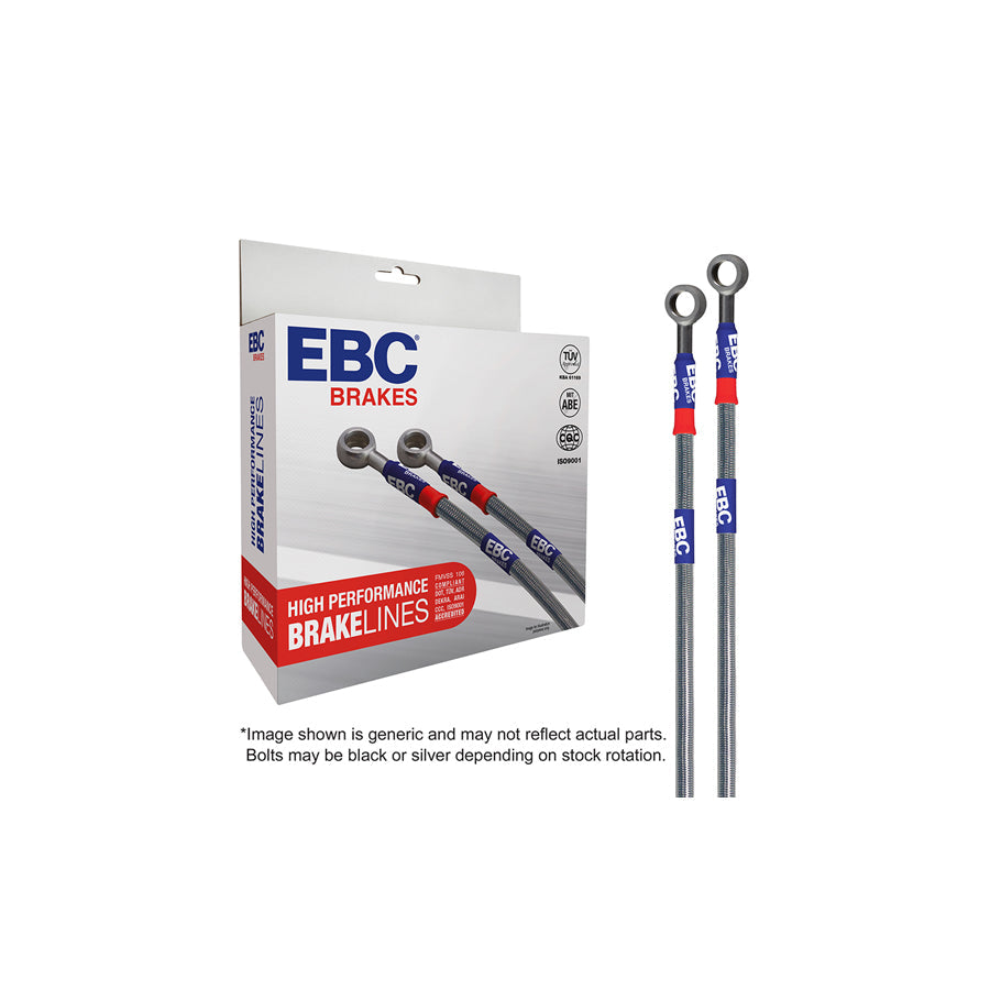 EBC PLK1071R Nissan GT-R (R35) Orangestuff Pads and Brake Line Track Pack - Brembo Caliper 4 | ML Performance UK Car Parts