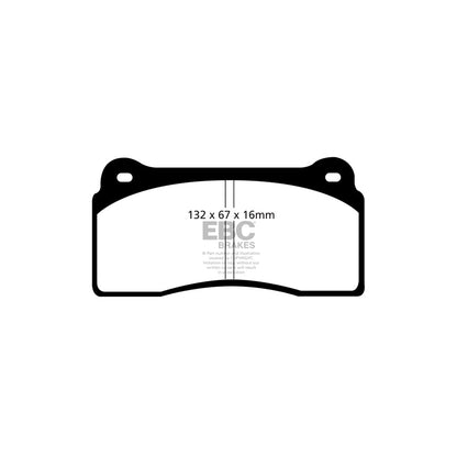 EBC PLK1071R Nissan GT-R (R35) Orangestuff Pads and Brake Line Track Pack - Brembo Caliper 3 | ML Performance UK Car Parts