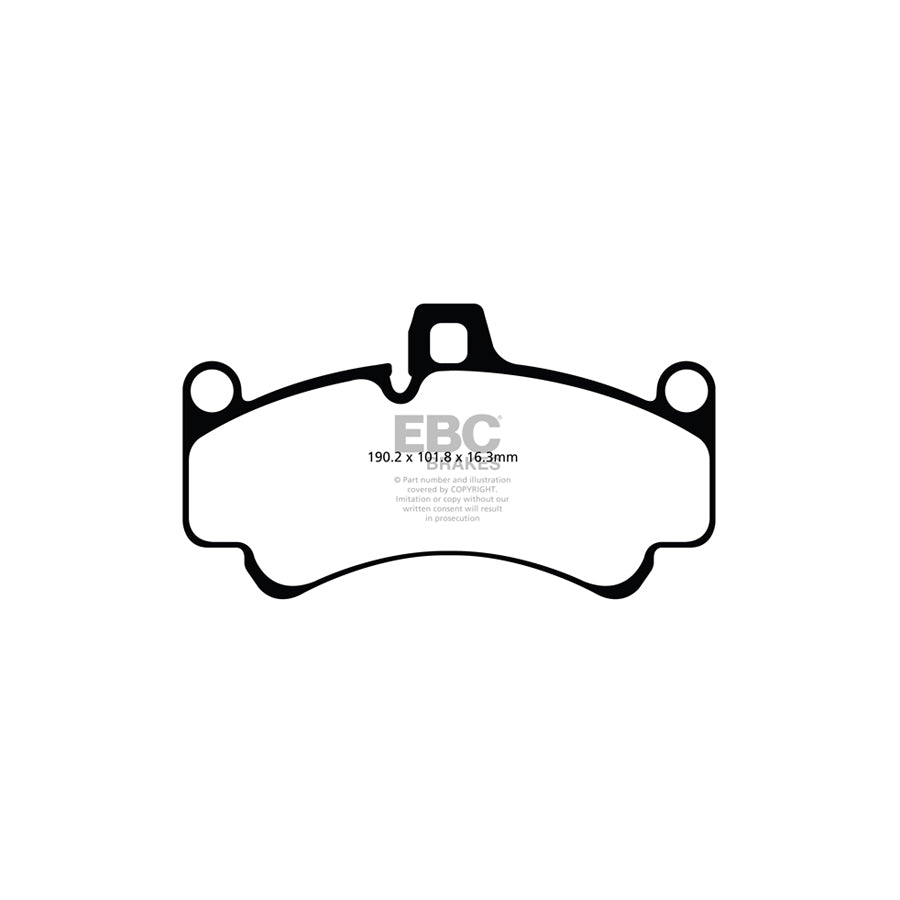 EBC PLK1079R Porsche 911 (996) Orangestuff Pads and Brake Line Track Pack - Brembo Caliper 2 | ML Performance UK Car Parts