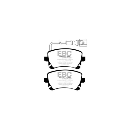 EBC PDKR892 VW Ultimax Rear Brake Pad & Plain Disc Kit - Girling/TRW Caliper (Inc. Caravelle & Transporter) 2 | ML Performance UK Car Parts