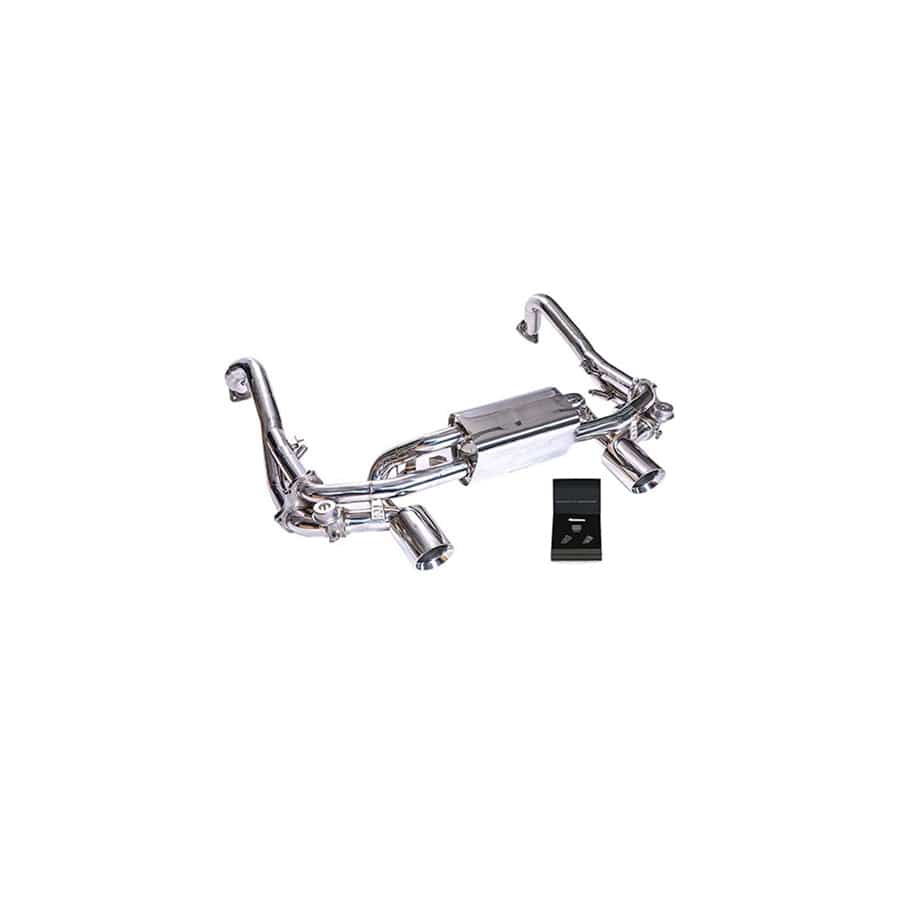 Armytrix P82G4-DS38C Valvetronic Exhaust System Porsche 718 Cayman GT4 2019+ with  Dual Chrome 4" | Supercar Parts UK UK Car Parts