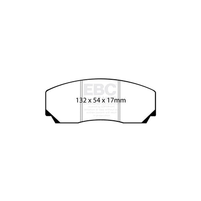 EBC DP5002NDX Aston Martin Jaguar Noble Opel Bluestuff NDX Front/Rear Brake Pads - Girling/TRW/AP/ATE Caliper 2 | ML Performance UK Car Parts