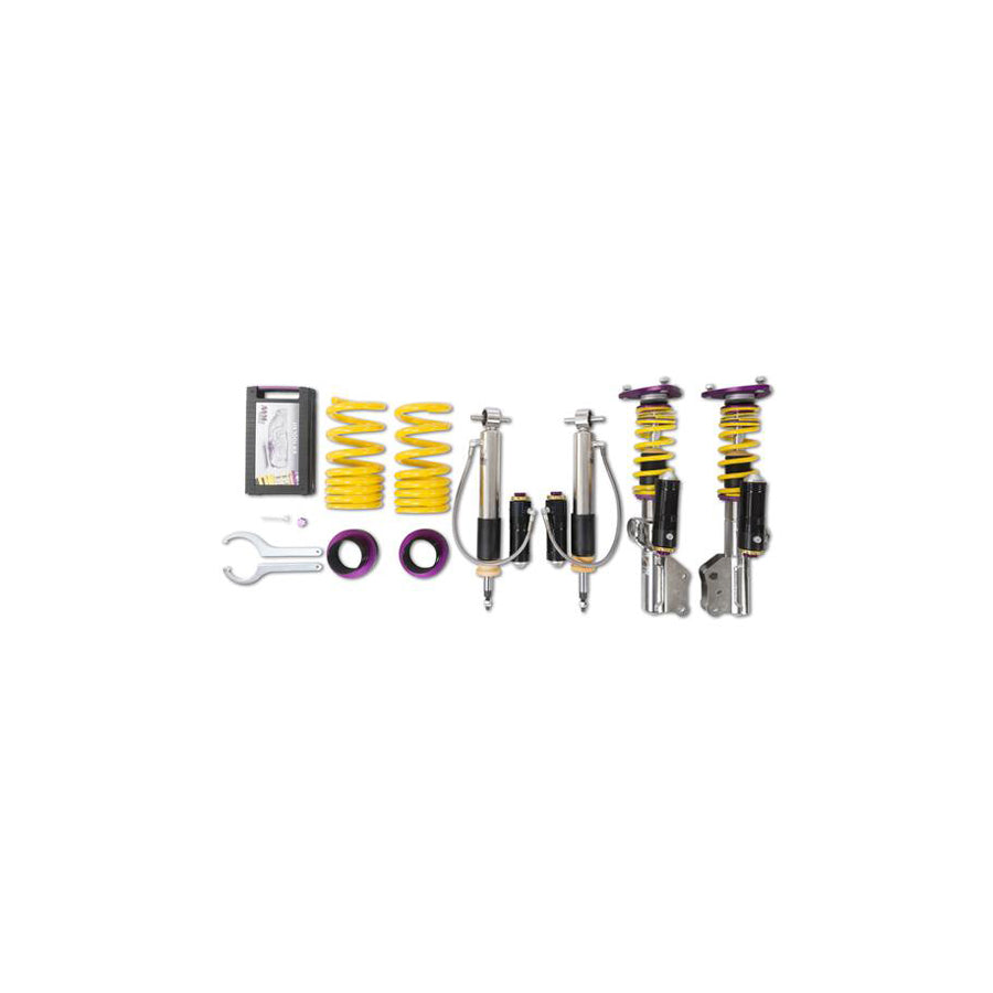 KW 39771286 Porsche 991 911 Clubsport 3-Way Coilover Kit - With EDC Delete 1  | Supercar Parts UK Car Parts