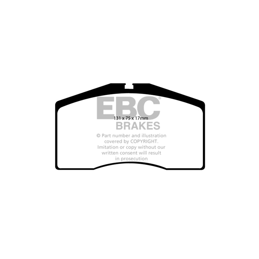 EBC DP8997RP1 Audi Porsche RP-1 Full Race Front Brake Pads - Brembo Caliper 2 | ML Performance UK Car Parts