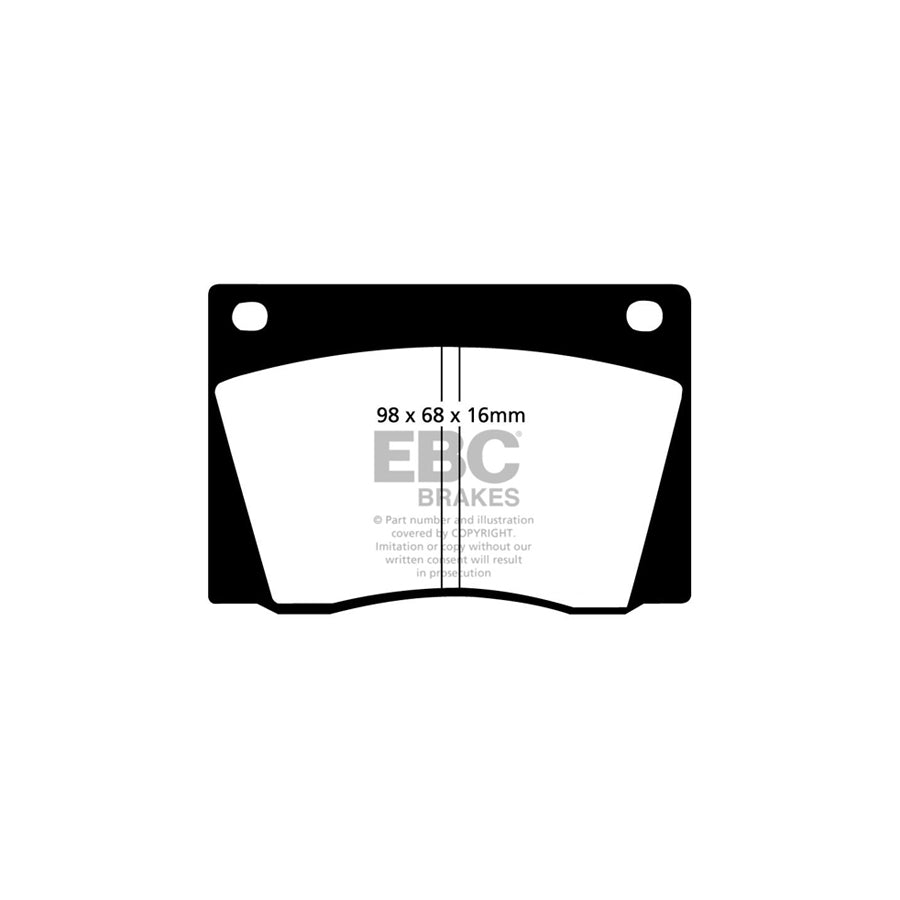 EBC PLK1322 Aston Martin DBS Yellowstuff Pads and Brake Line Performance Pack - Girling/TRW Caliper 2 | ML Performance UK Car Parts