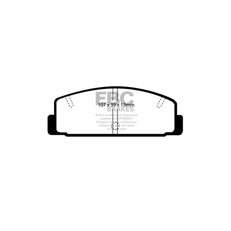 EBC PD40K1119 Mazda 323 Ultimax Pad & Plain Disc Kit - Akebono Caliper 3 | ML Performance UK Car Parts