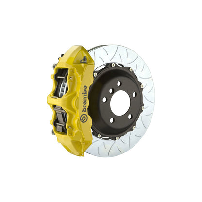 Brembo 2P3.8056A Porsche Rear GT 4-Pistons Slotted Type-3 2-piece Big Brake Kit 345x28mm (Inc. Boxster, Cayman)
