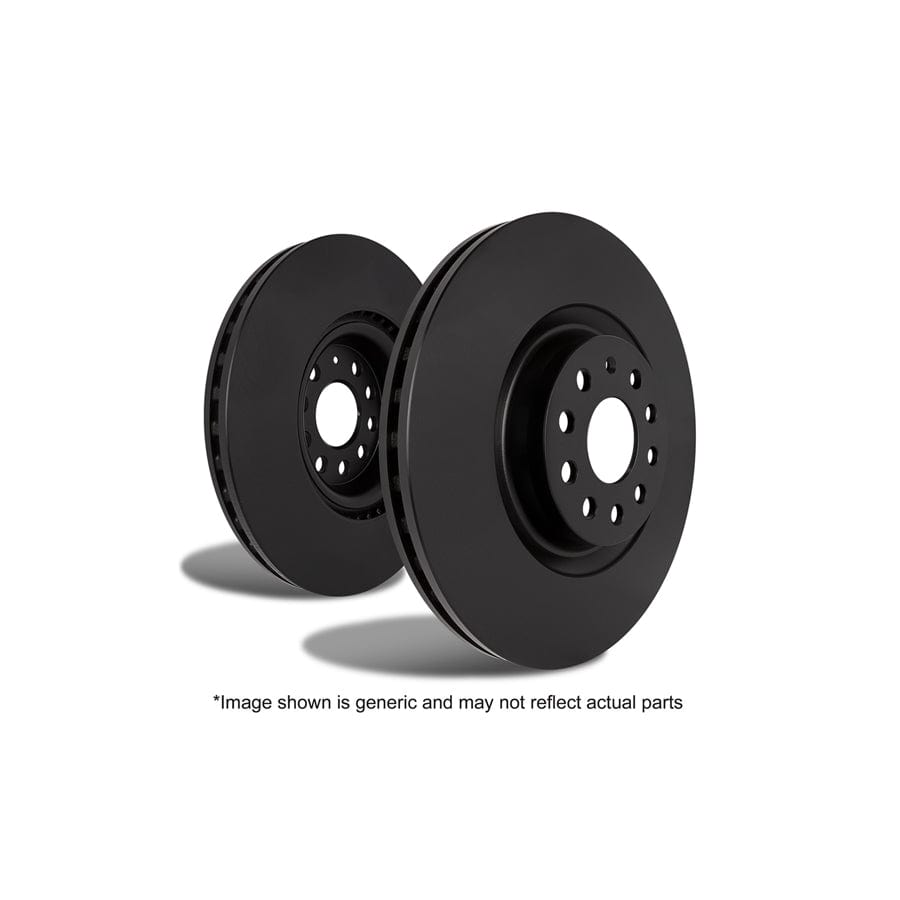 EBC PD02KR307 Nissan Skyline Redstuff Rear Brake Pad & Plain Disc Kit - Brembo Caliper 3 | ML Performance UK Car Parts