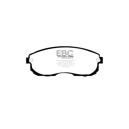 EBC PD06KF458 Nissan Greenstuff Front Brake Pad & USR Disc Kit (Inc. Skyline R32 & 200SX) 2 | ML Performance UK Car Parts