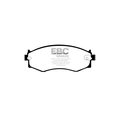 EBC PD06KF459 Nissan Skyline (R33) Greenstuff Front Brake Pad & USR Disc Kit 2 | ML Performance UK Car Parts