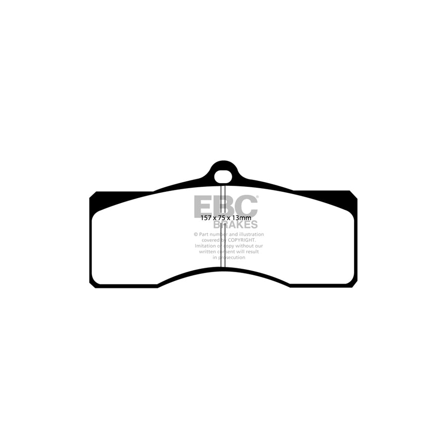 EBC DP21155 Chevrolet Corvette C3 Greenstuff Front/Rear Brake Pads 2 | ML Performance UK Car Parts