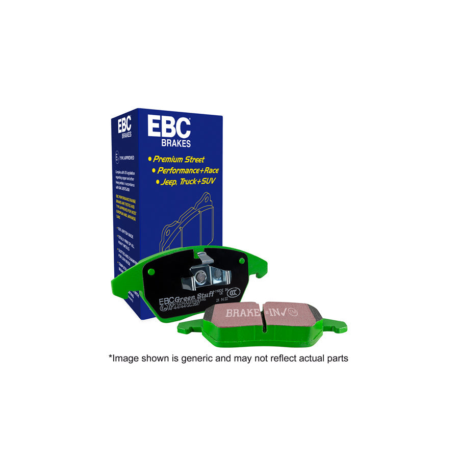 EBC DP21155 Chevrolet Corvette C3 Greenstuff Front/Rear Brake Pads 1 | ML Performance UK Car Parts