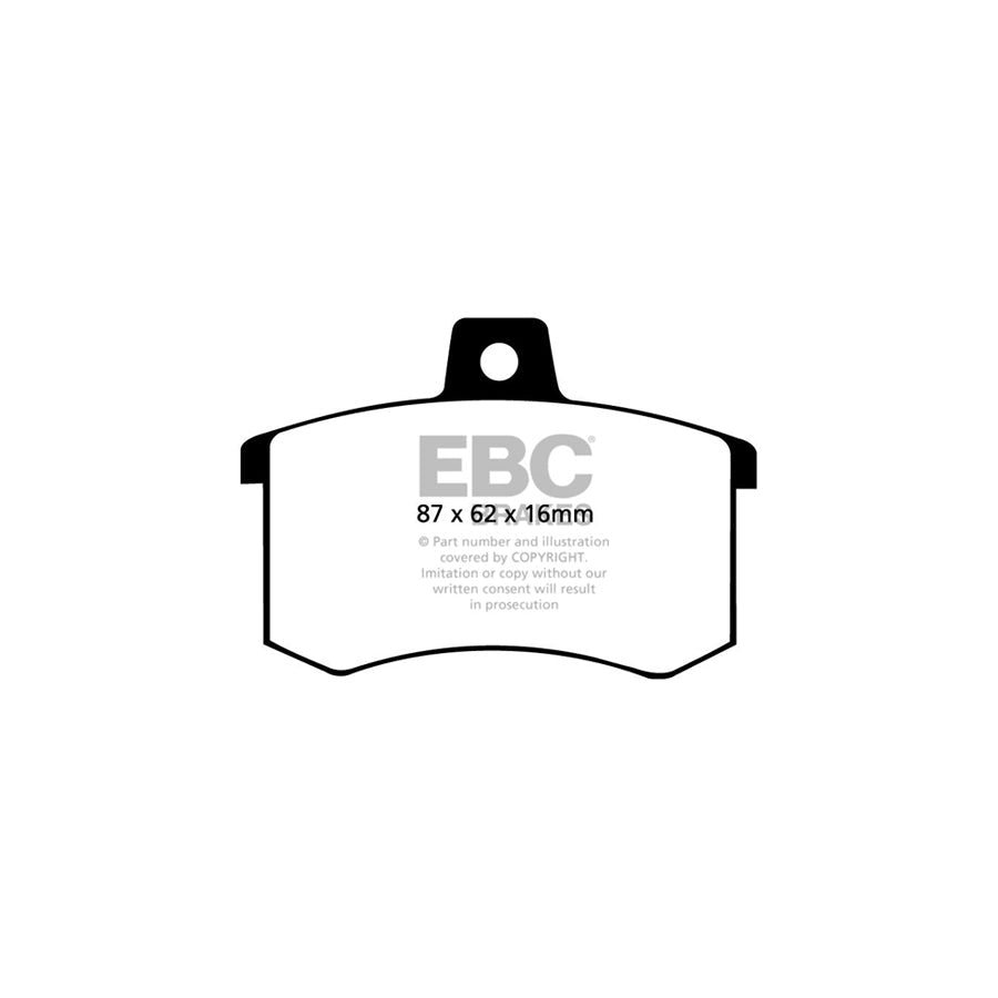 EBC PD06KR043 Audi A4 Greenstuff Rear Brake Pad & USR Disc Kit - Girling/TRW Caliper 2 | ML Performance UK Car Parts