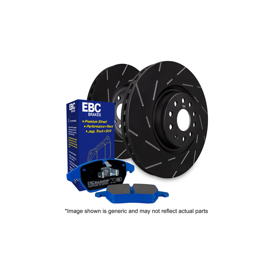 EBC PD09KR547 Nissan Bluestuff Rear Brake Pad & USR Disc Kit (Inc. Skyline & 300ZX) 1 | ML Performance UK Car Parts