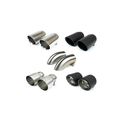 Fabspeed Porsche 718 GT4 / GTS / Spyder Deluxe Exhaust Tips (2020+) | Supercar Parts UK
