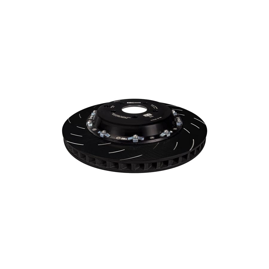 EBC SG2F007 Nissan GT-R (R35) Racing 2 Piece Floating SG Grooved Discs Rear (Complete Assembly) - Brembo Caliper 1 | ML Performance UK Car Parts