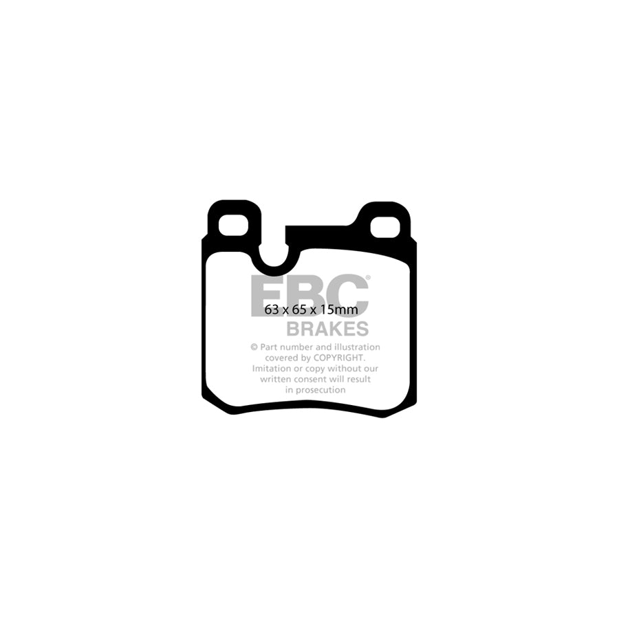 EBC PD02KR333 Porsche 911 (964) Redstuff Rear Brake Pad & Plain Disc Kit - ATE Caliper 2 | ML Performance UK Car Parts
