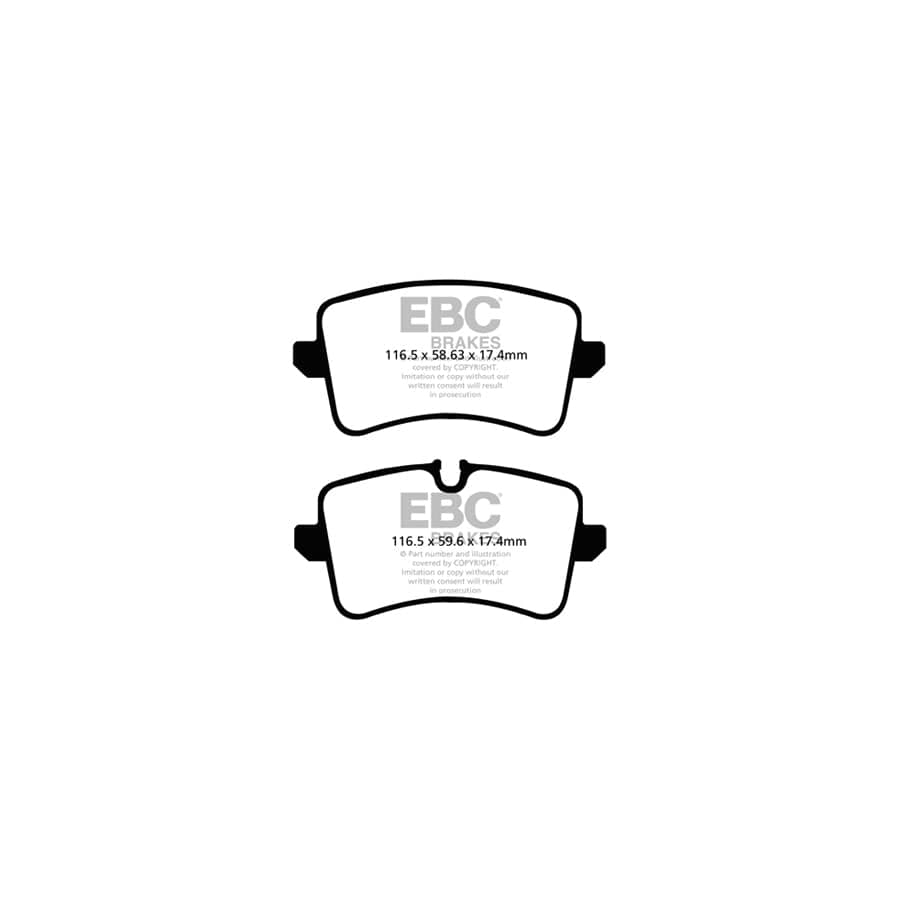 EBC PD40K2382 Audi Porsche Ultimax Pad & Plain Disc Kit - TRW Caliper 3 | ML Performance UK Car Parts