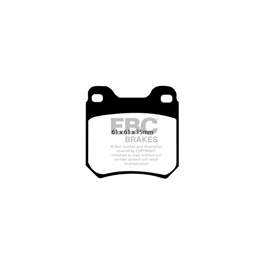 EBC PD06KR314 Opel Saab Vauxhall Greenstuff Rear Brake Pad & USR Disc Kit - ATE Caliper (Inc. Vectra, 9-3 & 9-5) 2 | ML Performance UK Car Parts