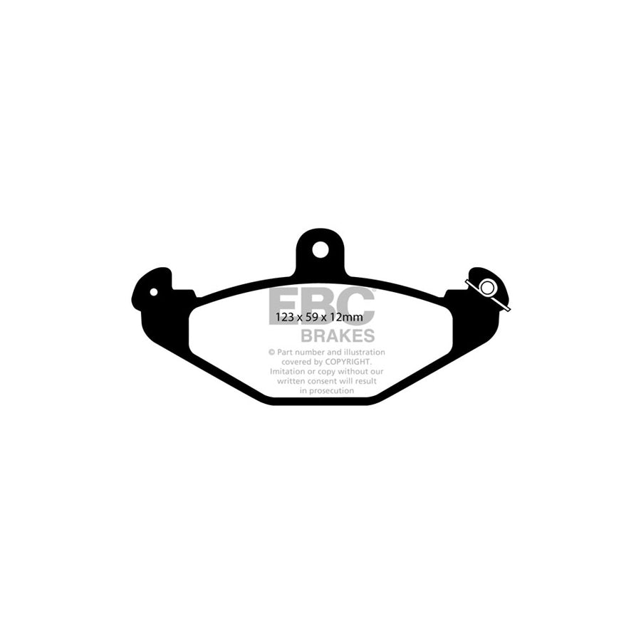 EBC PD06KR312 Opel Vauxhall Greenstuff Rear Brake Pad & USR Disc Kit - Brembo Caliper (Inc. Speedster, VX220, VXR220) 2 | ML Performance UK Car Parts