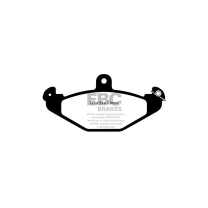 EBC PD06KR312 Opel Vauxhall Greenstuff Rear Brake Pad & USR Disc Kit - Brembo Caliper (Inc. Speedster, VX220, VXR220) 2 | ML Performance UK Car Parts