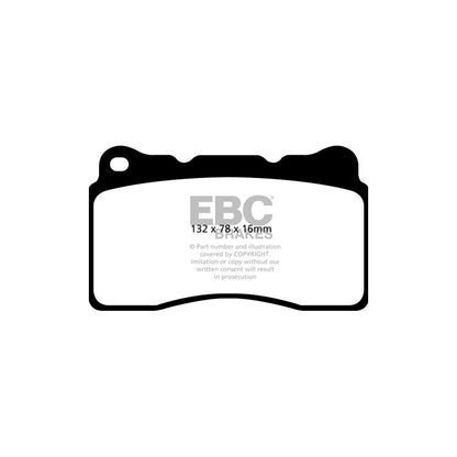 EBC DP92093 Cadillac Chevrolet Opel Saab Orangestuff Front Brake Pads  - TRW Caliper 2 | ML Performance UK Car Parts
