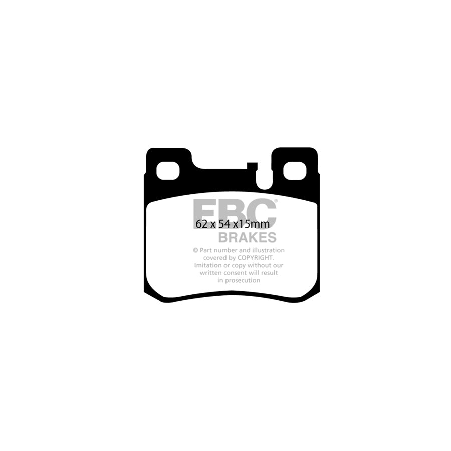 EBC PD06KR265 Mercedes-Benz W202 R170 Greenstuff Rear Brake Pad & USR Disc Kit - ATE Caliper 2 | ML Performance UK Car Parts