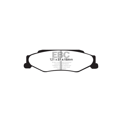 EBC DP1160 Cadillac Chevrolet Ultimax Rear Brake Pads (Inc. XLR & Corvette C5) 2 | ML Performance UK Car Parts