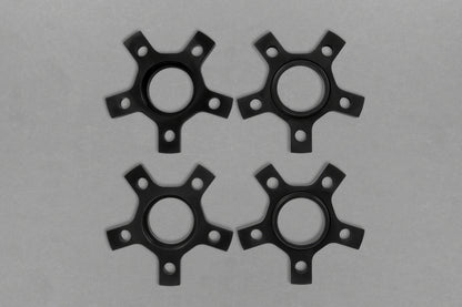 Capristo 01FE00403007 Ferrari 458 Wheel Spacers 14mm Front / 17mm Rear (Star Shape) with Titanium Wheel Bolts 