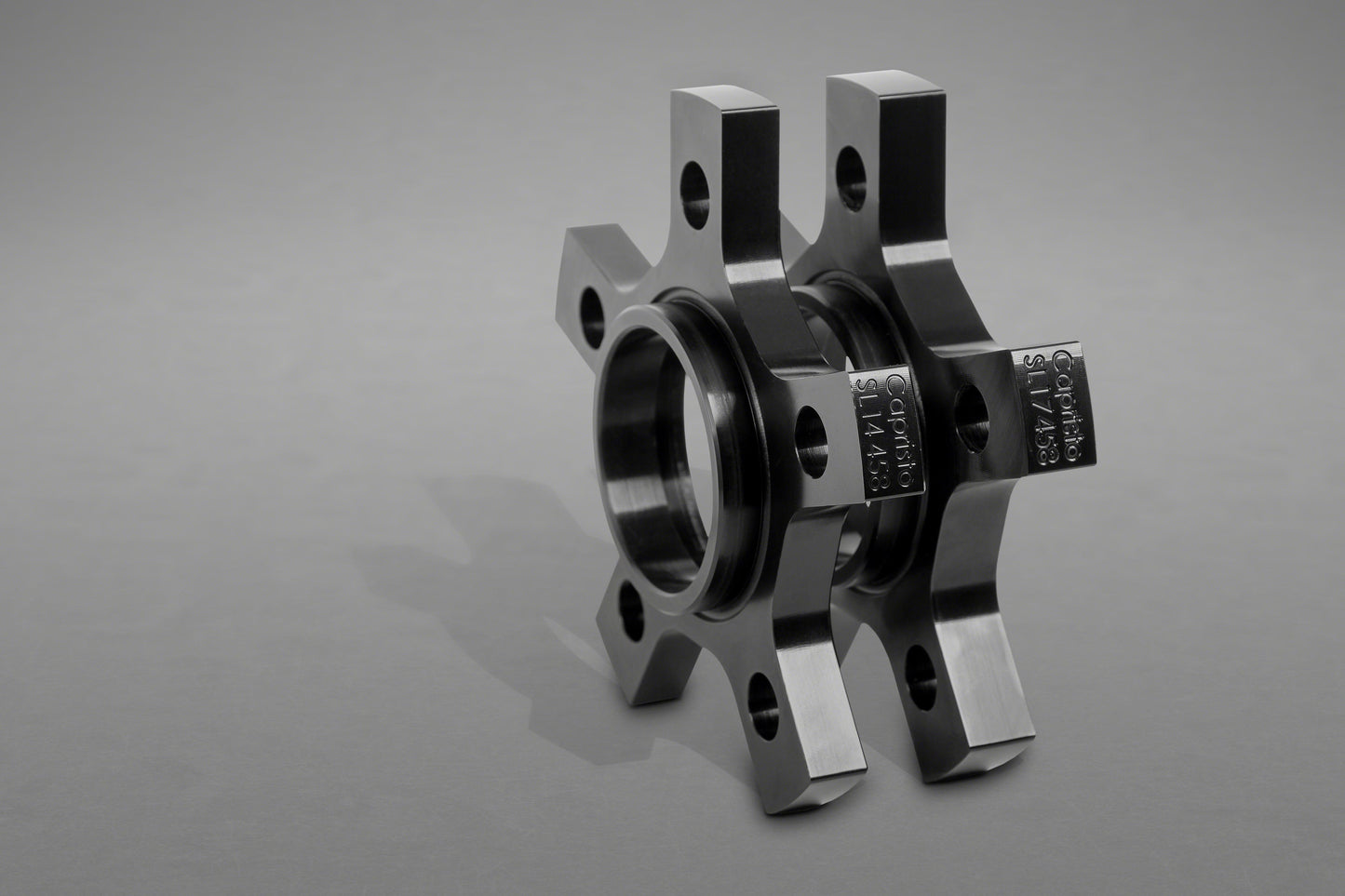 Capristo 01FE00403007 Ferrari 458 Wheel Spacers 14mm Front / 17mm Rear (Star Shape) with Titanium Wheel Bolts 
