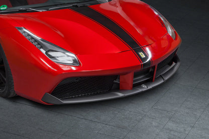 Capristo 03FE08710007LG Ferrari 488 Carbon Front Spoiler 
